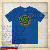 Pirate Radio KQLZ 100.3 FM Crankin' & Yankin' 1989 Vintage Men's T-Shirt