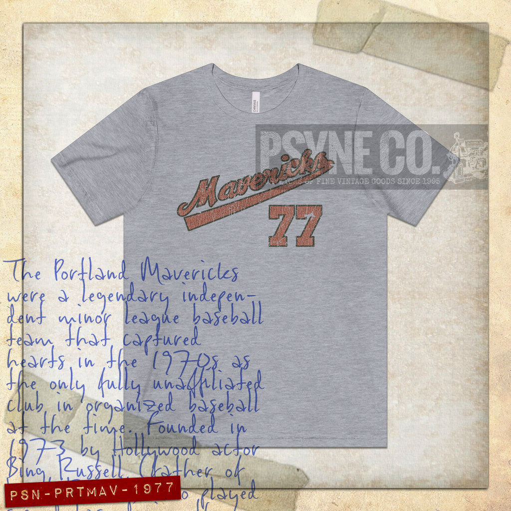 Portland Mavericks 1977 F/B Vintage Men's T-Shirt