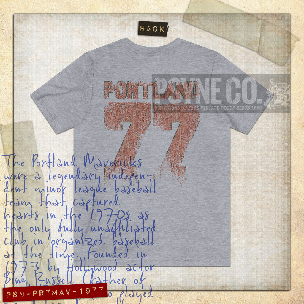 Portland Mavericks 1977 F/B Vintage Men's T-Shirt