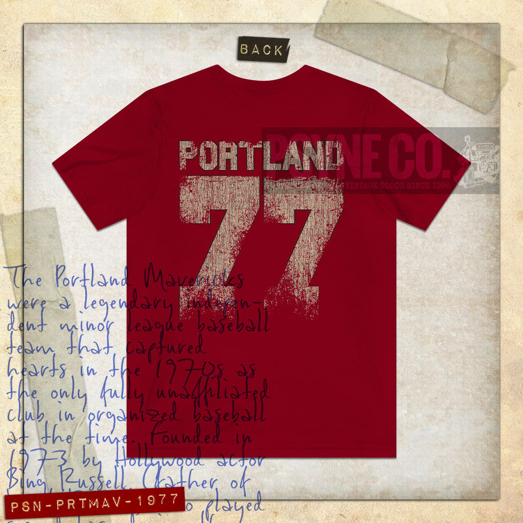Portland Mavericks 1977 F/B Vintage Men's T-Shirt