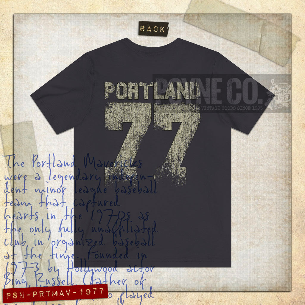 Portland Mavericks 1977 F/B Vintage Men's T-Shirt