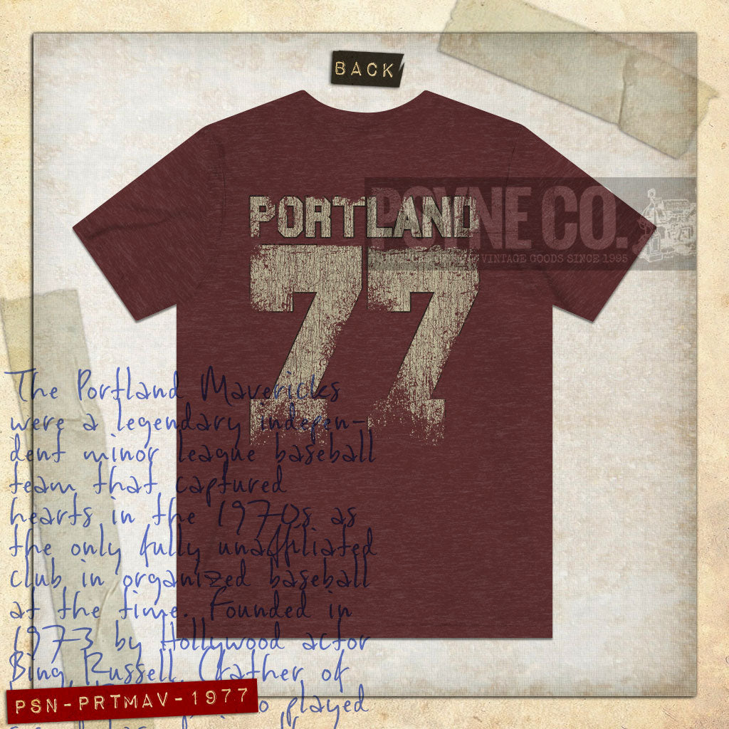 Portland Mavericks 1977 F/B Vintage Men's T-Shirt
