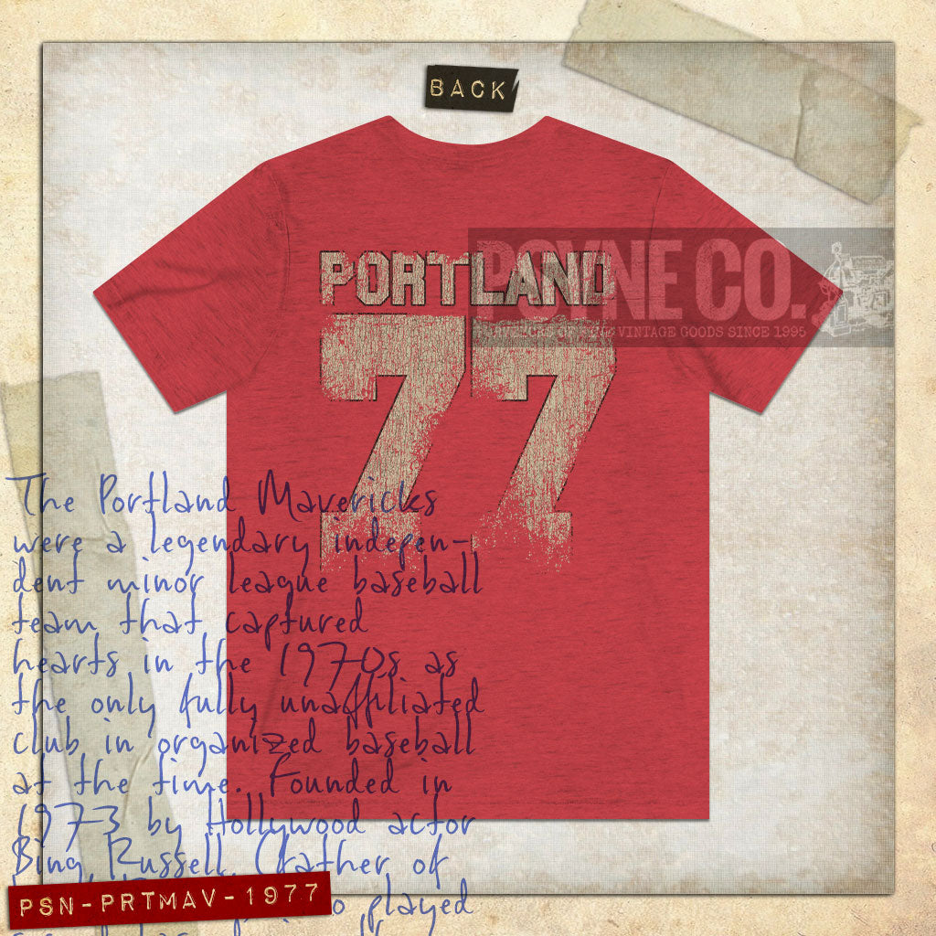 Portland Mavericks 1977 F/B Vintage Men's T-Shirt
