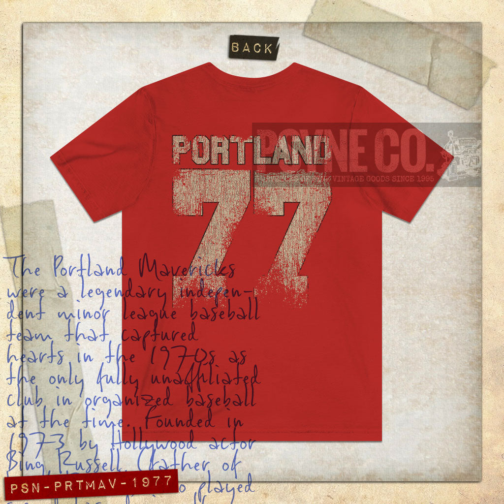 Portland Mavericks 1977 F/B Vintage Men's T-Shirt
