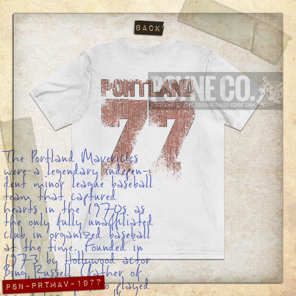 Portland Mavericks 1977 F/B Vintage Men's T-Shirt