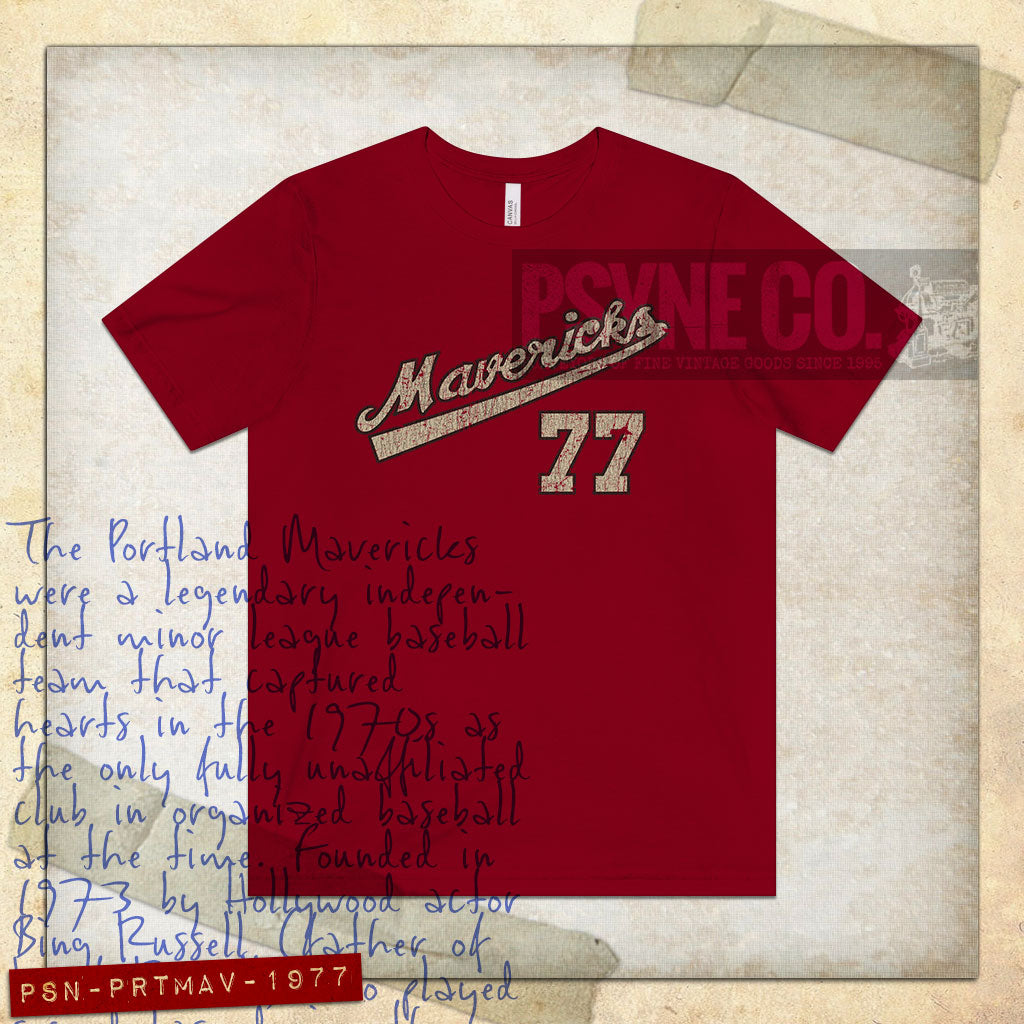 Portland Mavericks 1977 F/B Vintage Men's T-Shirt