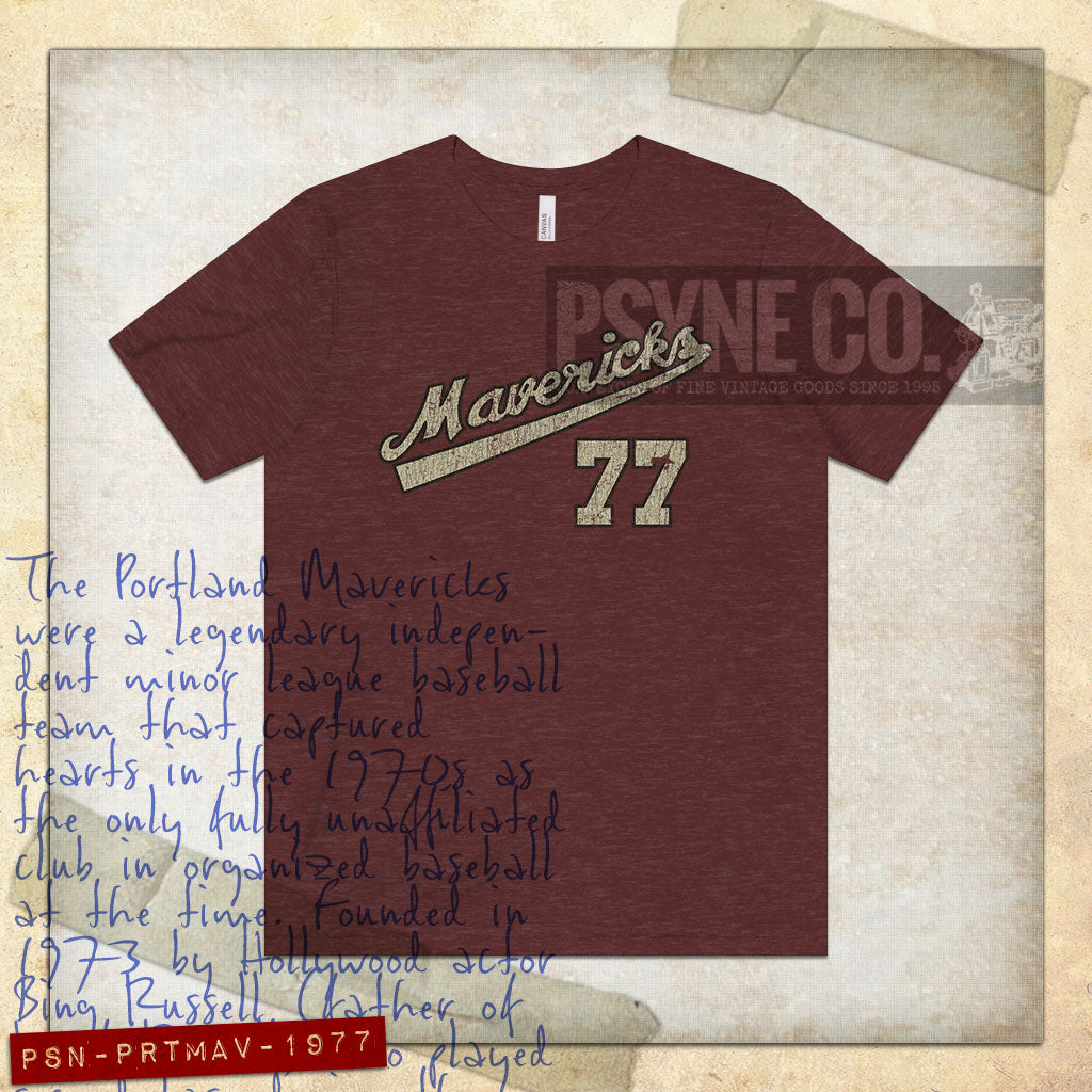 Portland Mavericks 1977 F/B Vintage Men's T-Shirt
