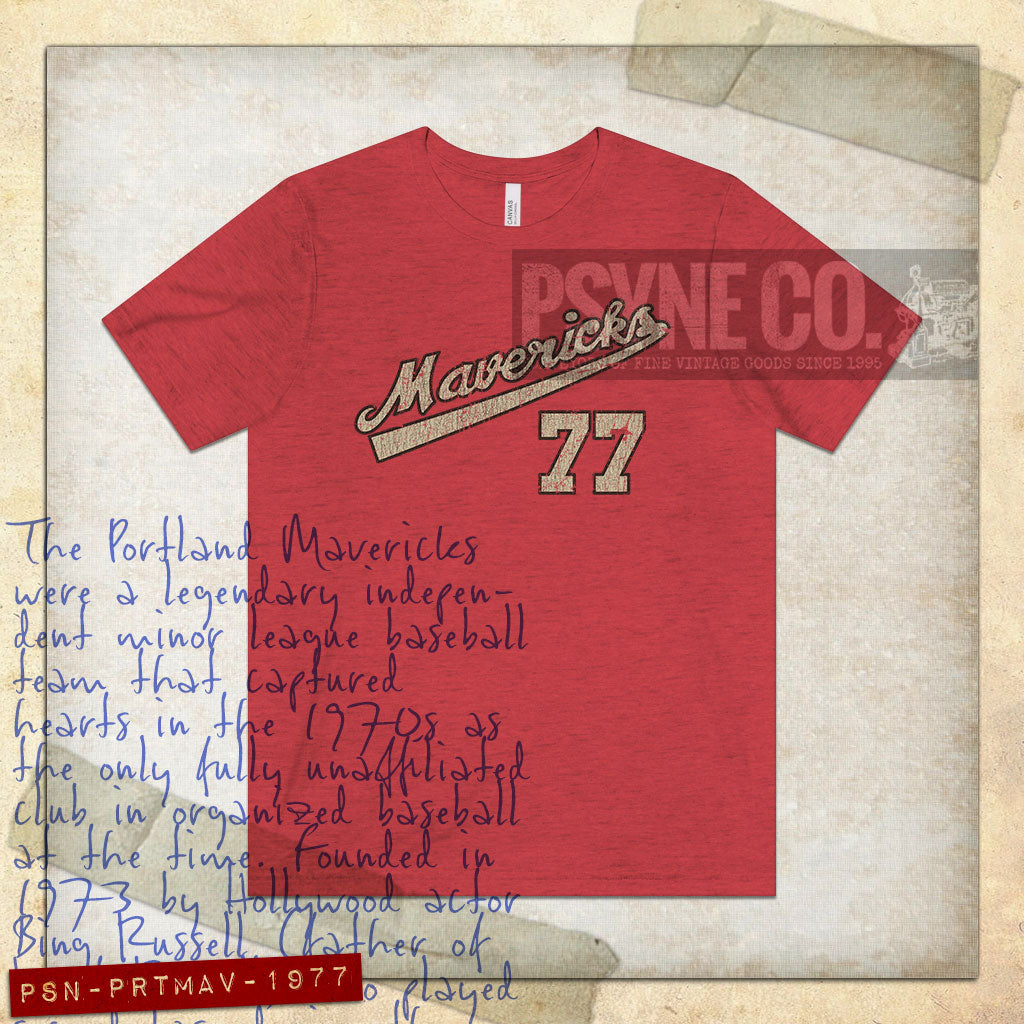 Portland Mavericks 1977 F/B Vintage Men's T-Shirt