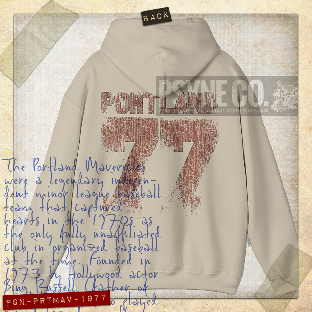 Portland Mavericks 1977 F/B Vintage Men's Hoodie
