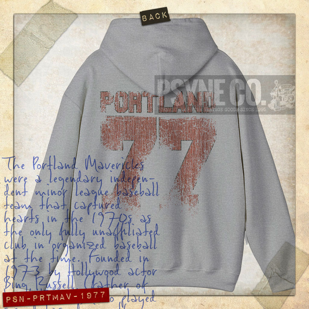 Portland Mavericks 1977 F/B Vintage Men's Hoodie