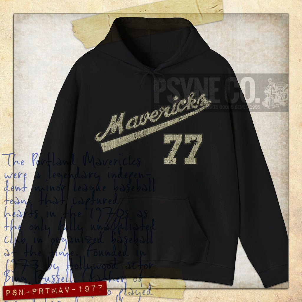 Portland Mavericks 1977 Vintage Men's Hoodie