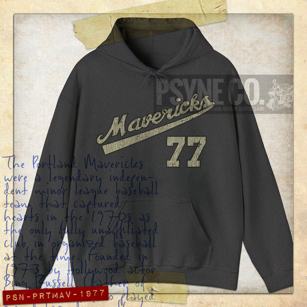 Portland Mavericks 1977 Vintage Men's Hoodie