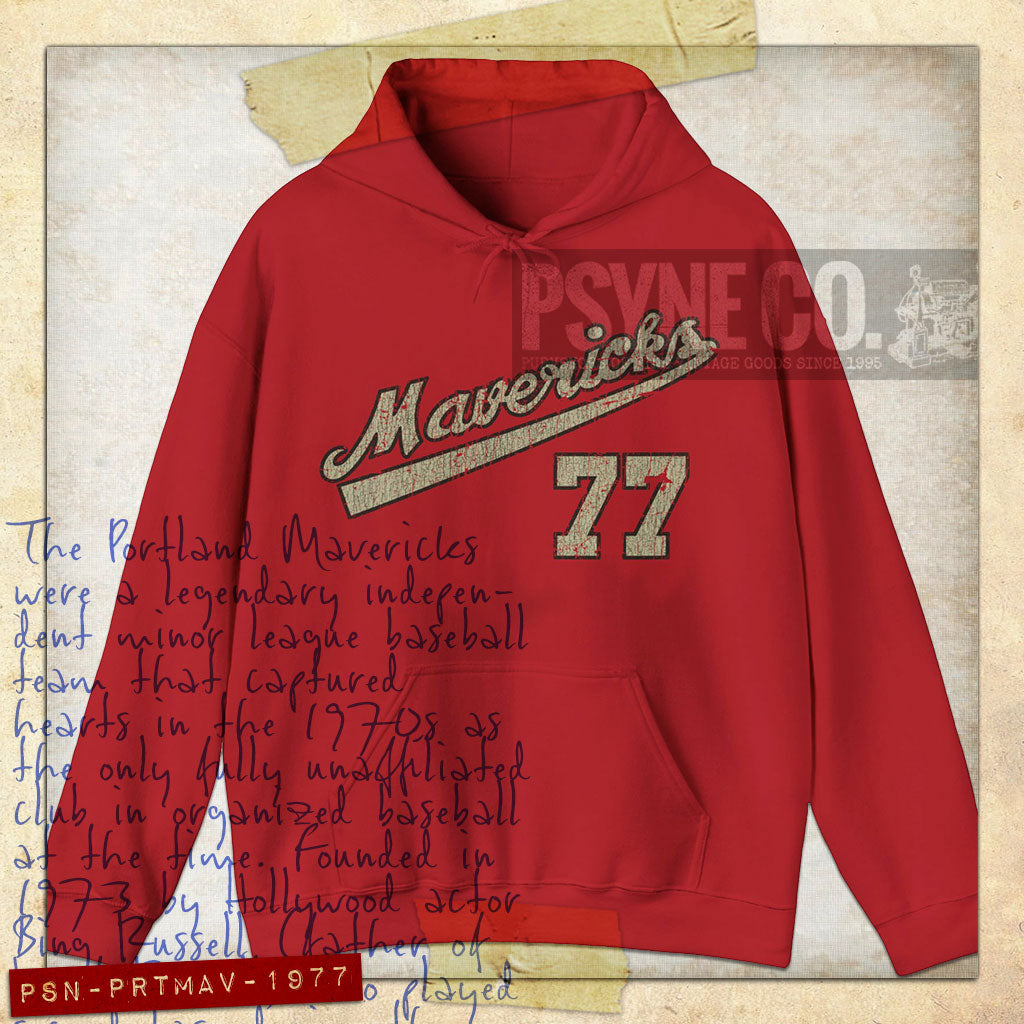 Portland Mavericks 1977 F/B Vintage Men's Hoodie