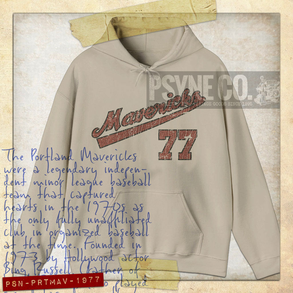 Portland Mavericks 1977 F/B Vintage Men's Hoodie