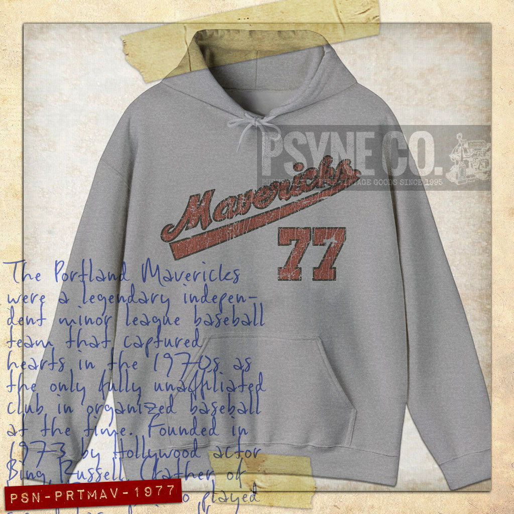 Portland Mavericks 1977 F/B Vintage Men's Hoodie