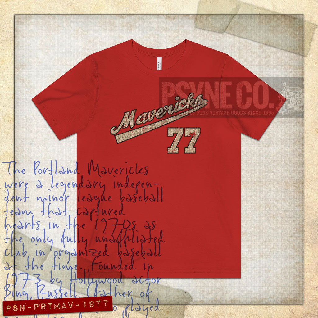 Portland Mavericks 1977 F/B Vintage Men's T-Shirt