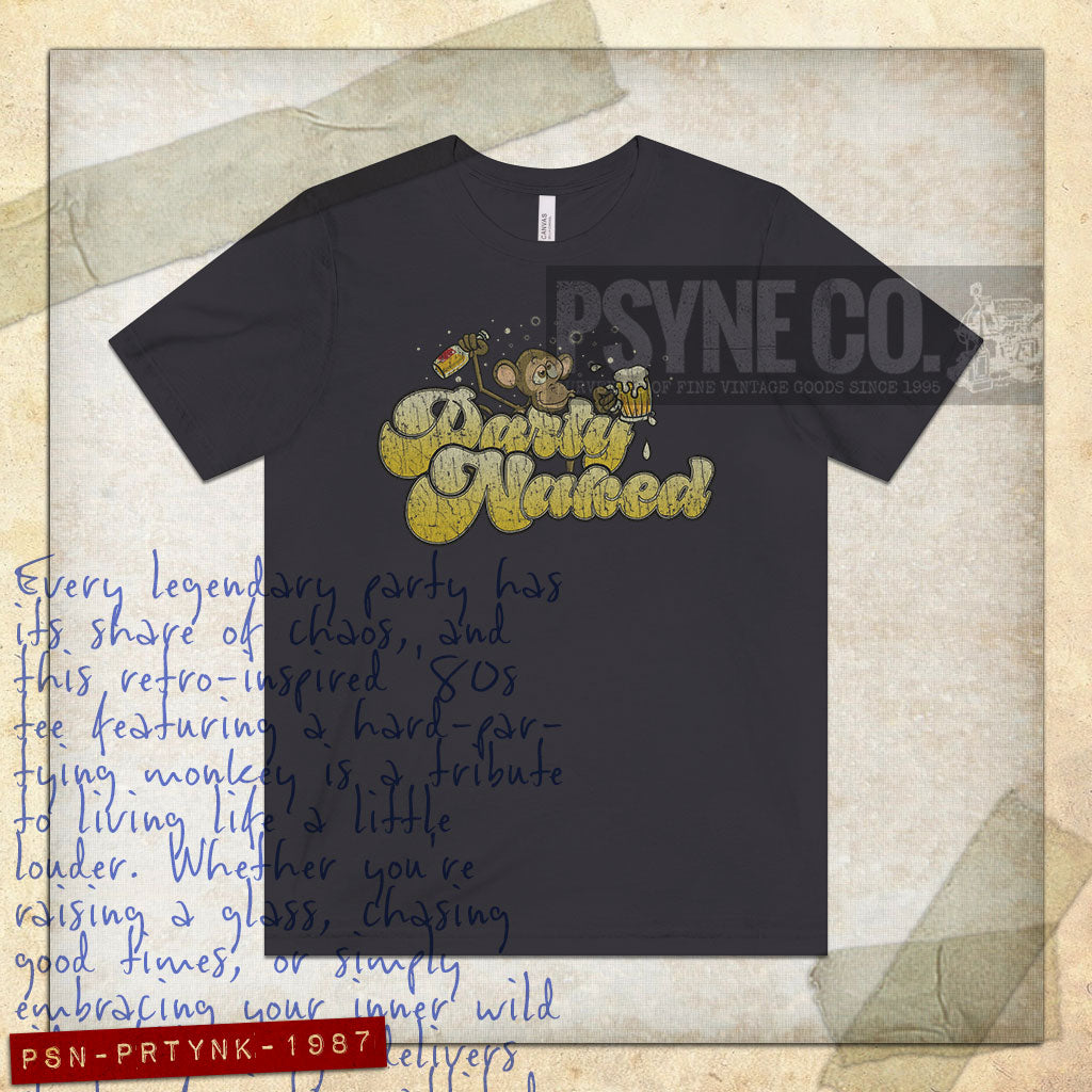 Party Naked 1987 Vintage Men’s T-Shirt