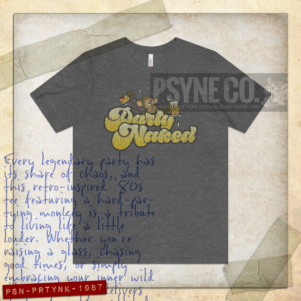 Party Naked 1987 Vintage Men’s T-Shirt