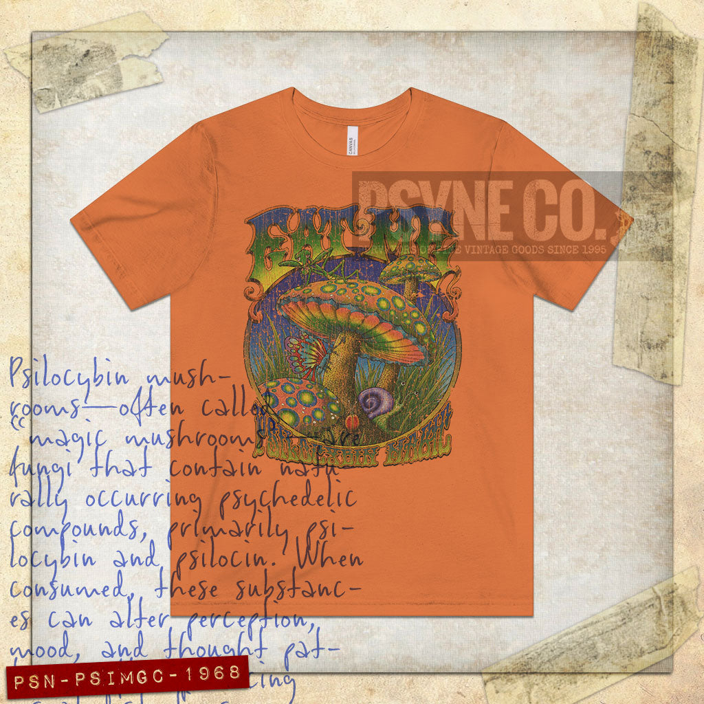 Psilocybin Magic 1968 Vintage Men's T-Shirt