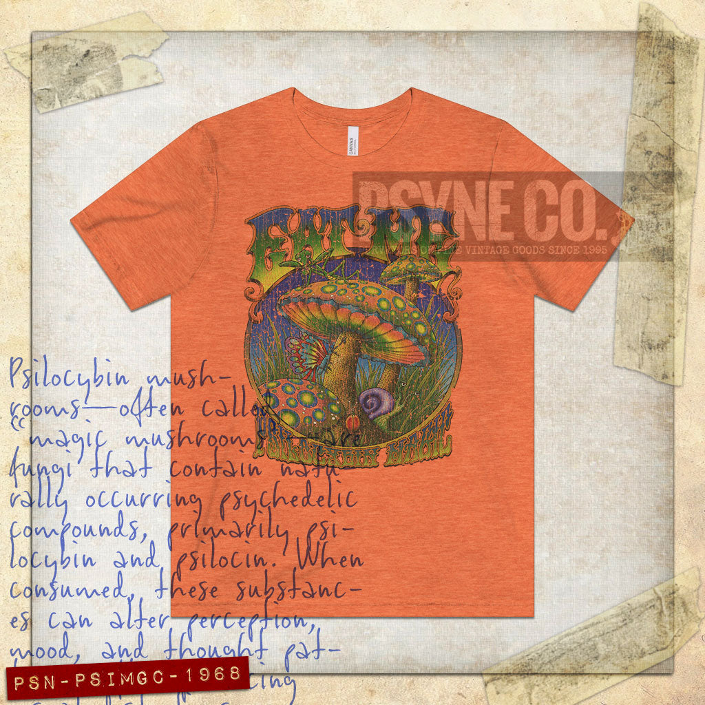 Psilocybin Magic 1968 Vintage Men's T-Shirt