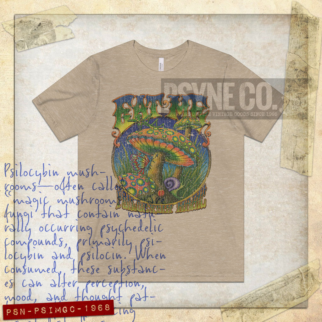 Psilocybin Magic 1968 Vintage Men's T-Shirt