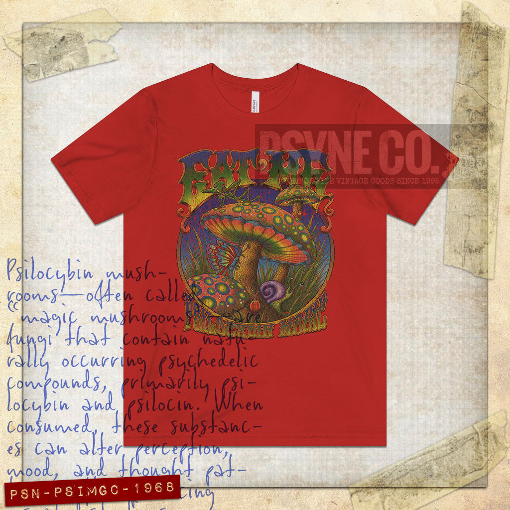 Psilocybin Magic 1968 Vintage Men's T-Shirt