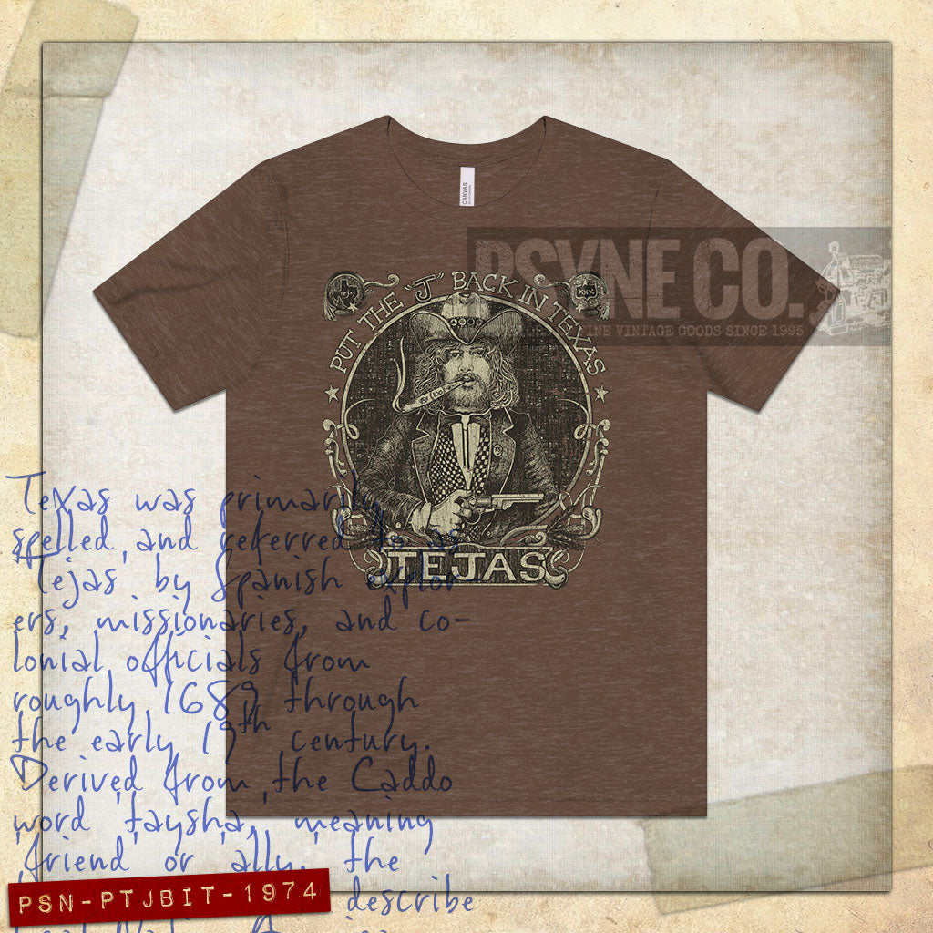Put The 'J' Back in Texas 1974 Vintage Men's T-Shirt