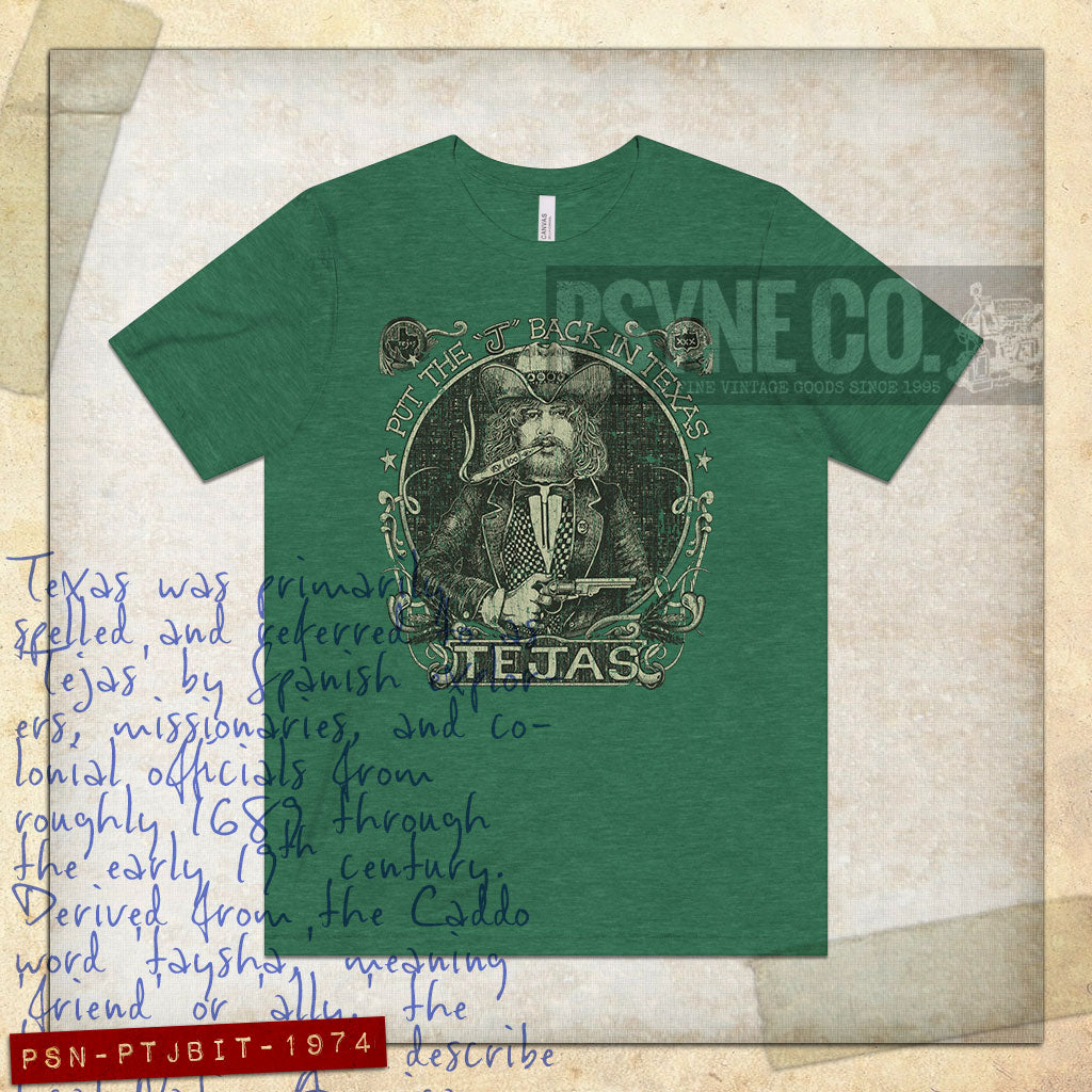 Put The 'J' Back in Texas 1974 Vintage Men's T-Shirt