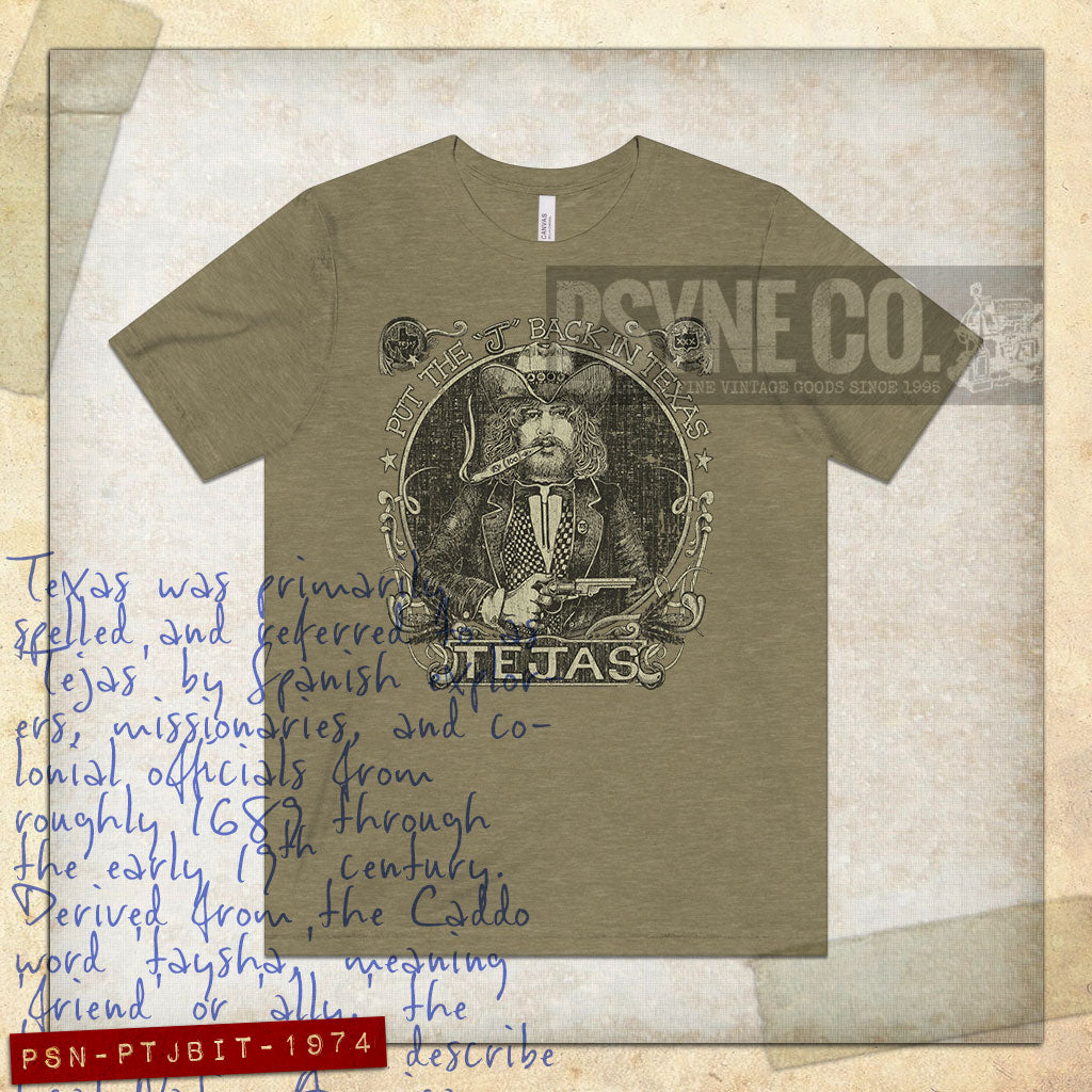 Put The 'J' Back in Texas 1974 Vintage Men's T-Shirt