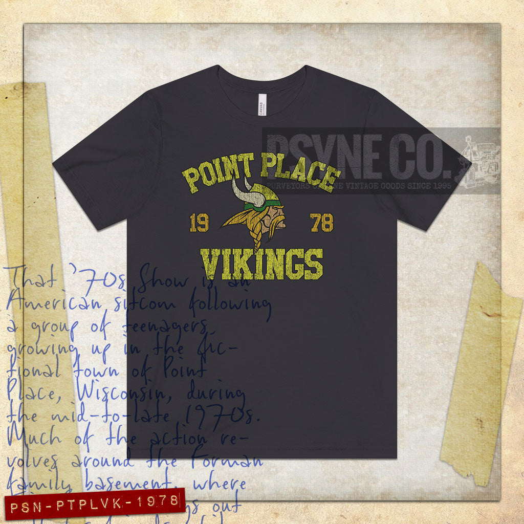 Point Place Vikings 1978 Vintage Men's T-Shirt