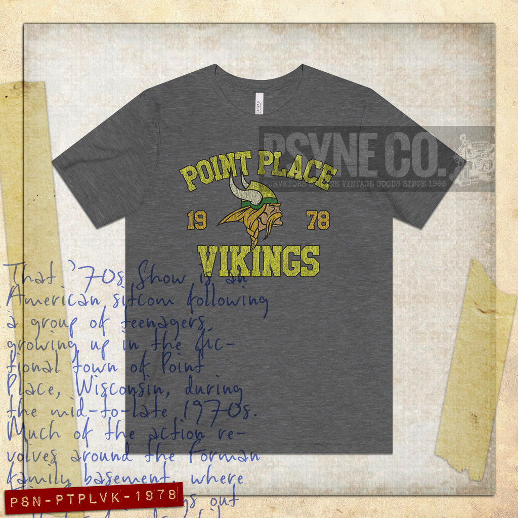 Point Place Vikings 1978 Vintage Men's T-Shirt