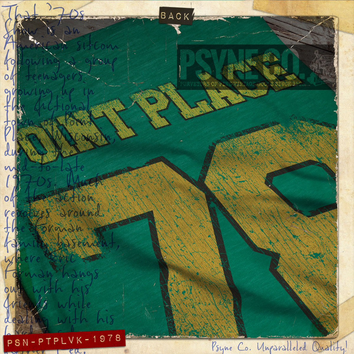Point Place Vikings 1978 F/B Vintage Men's T-Shirt