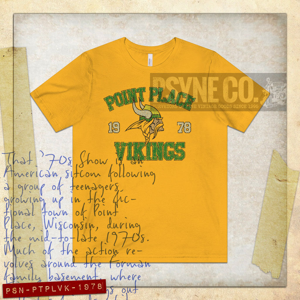 Point Place Vikings 1978 Vintage Men's T-Shirt