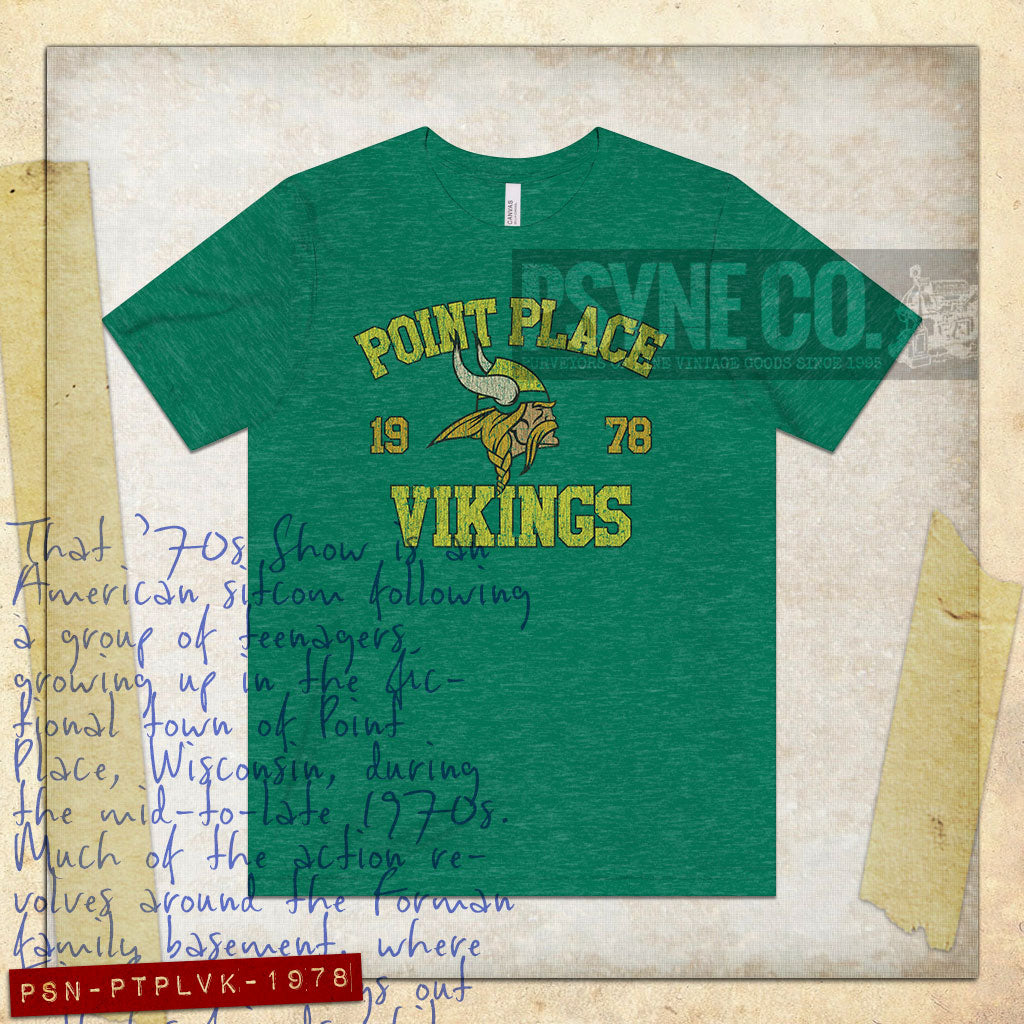 Point Place Vikings 1978 Vintage Men's T-Shirt