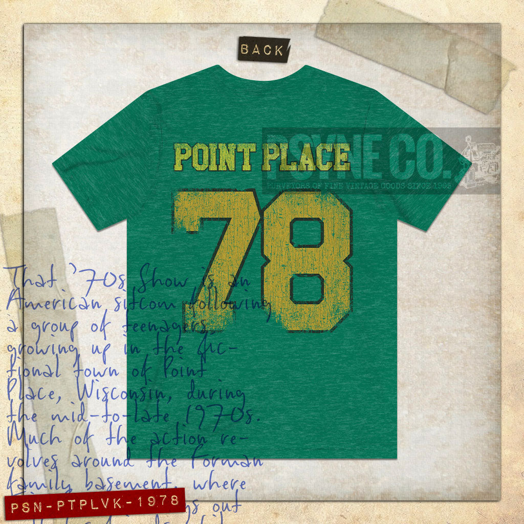 Point Place Vikings 1978 F/B Vintage Men's T-Shirt