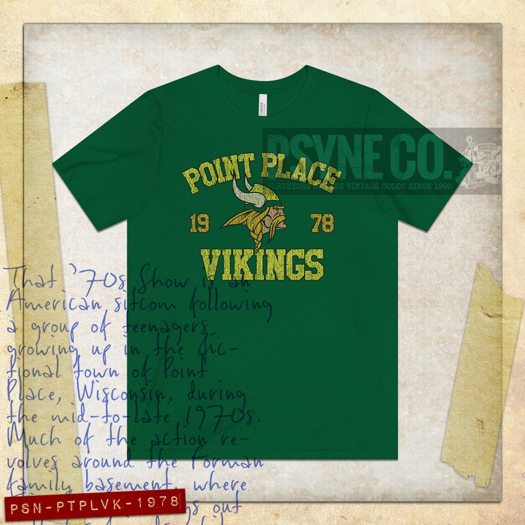 Point Place Vikings 1978 Vintage Men's T-Shirt