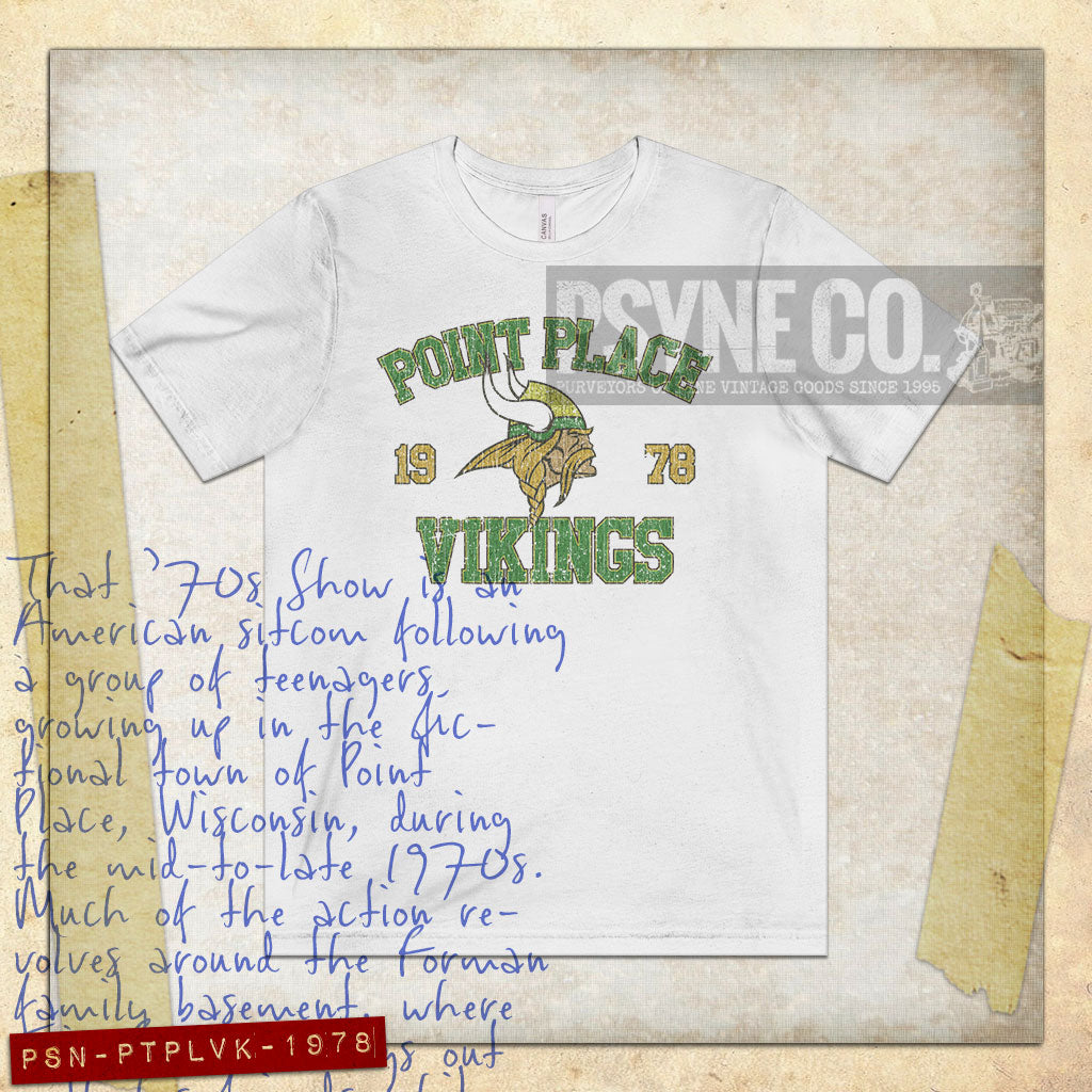 Point Place Vikings 1978 Vintage Men's T-Shirt