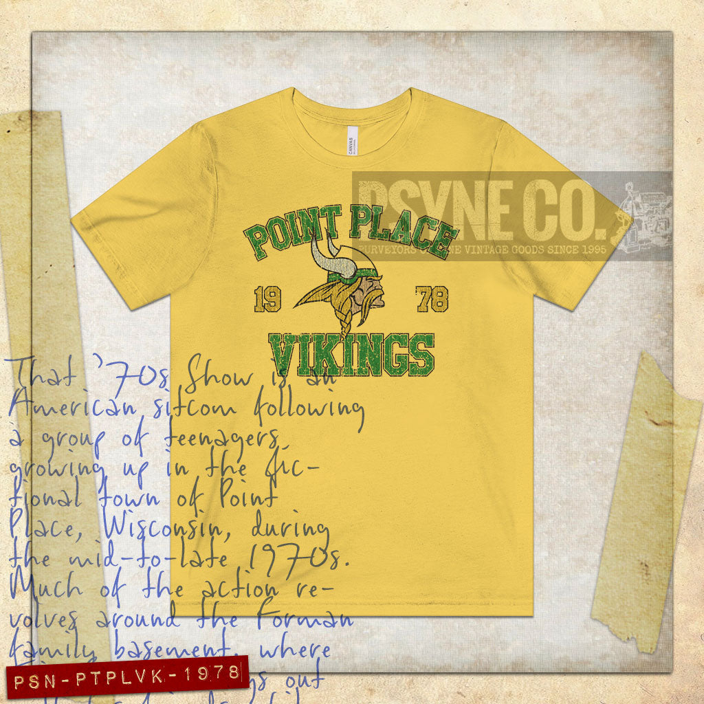 Point Place Vikings 1978 Vintage Men's T-Shirt