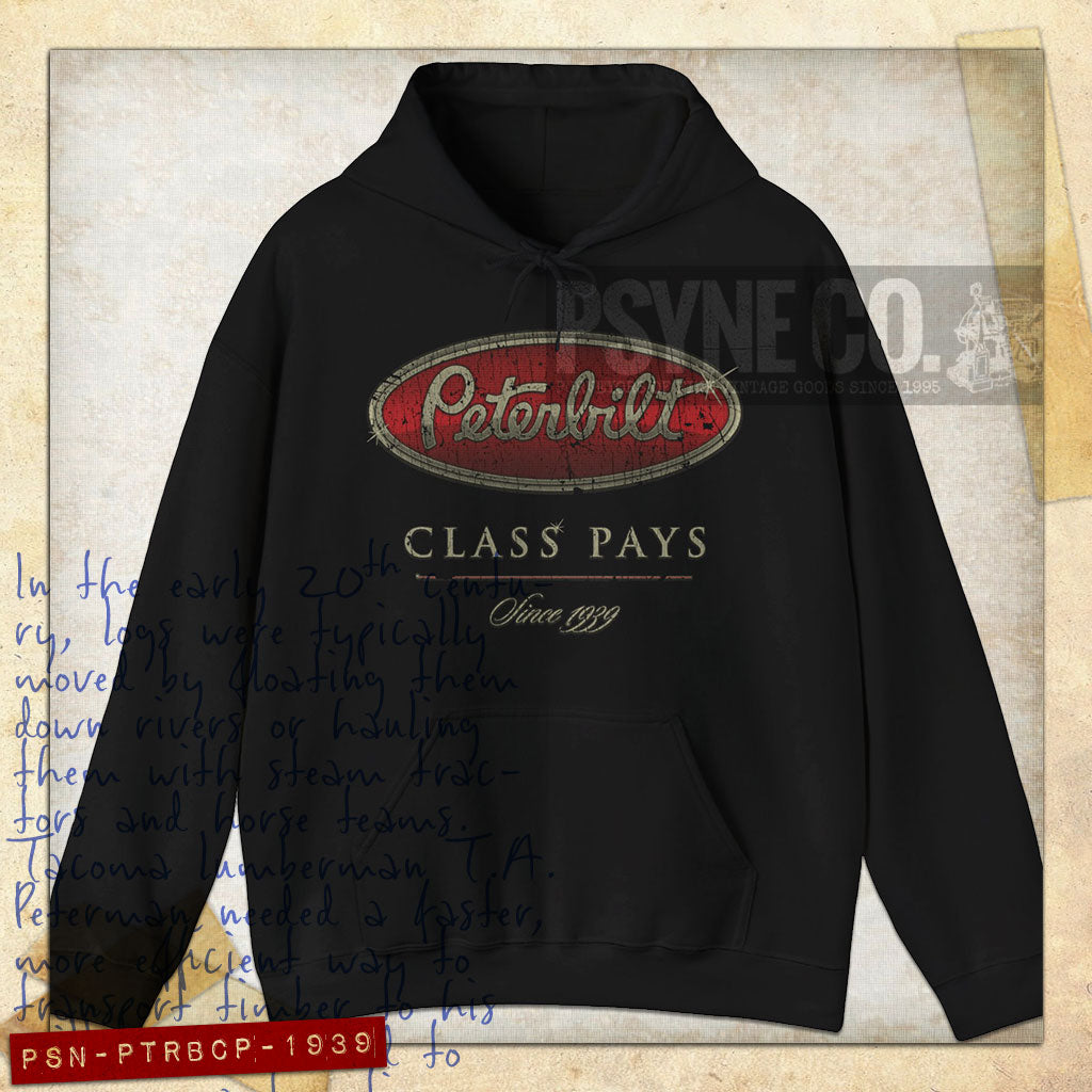 Peterbilt Class Pays 1939 Vintage Men's Hoodie