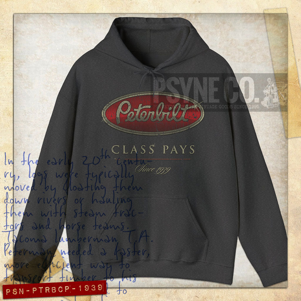 Peterbilt Class Pays 1939 Vintage Men's Hoodie