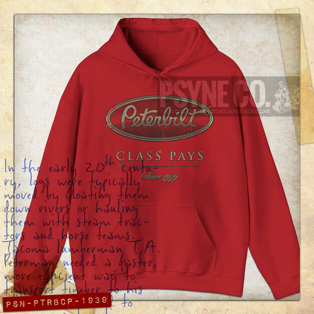 Peterbilt Class Pays 1939 Vintage Men's Hoodie