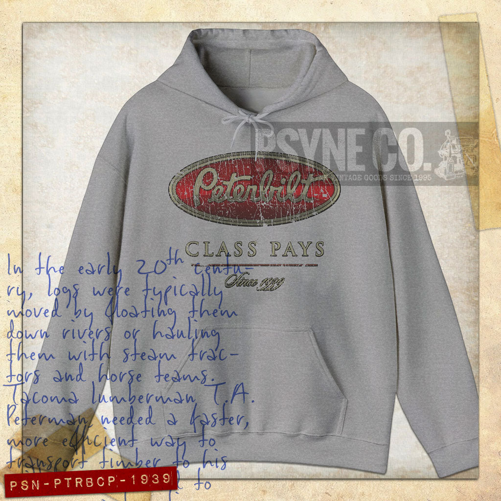 Peterbilt Class Pays 1939 Vintage Men's Hoodie