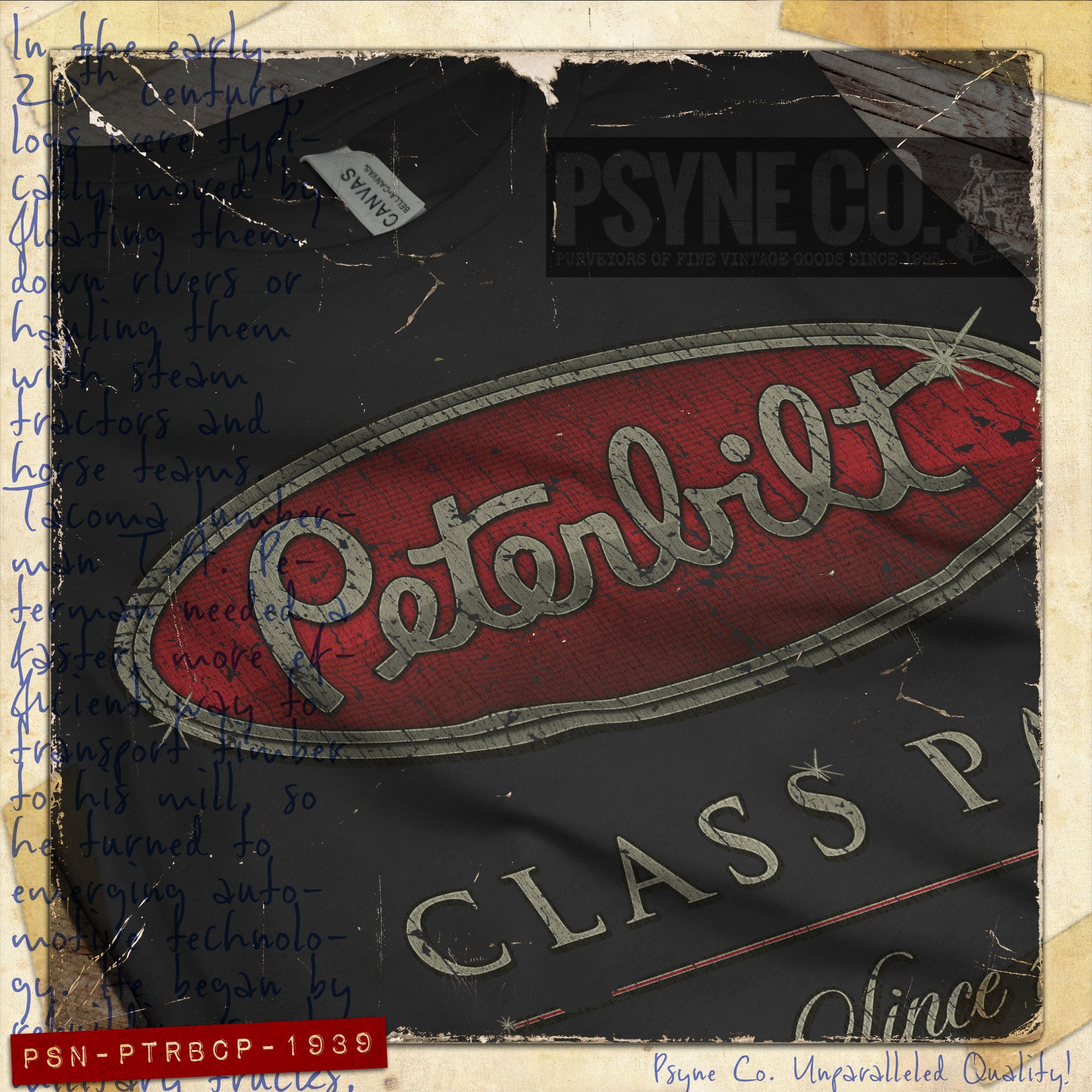 Peterbilt Class Pays 1939 Vintage Men's T-Shirt