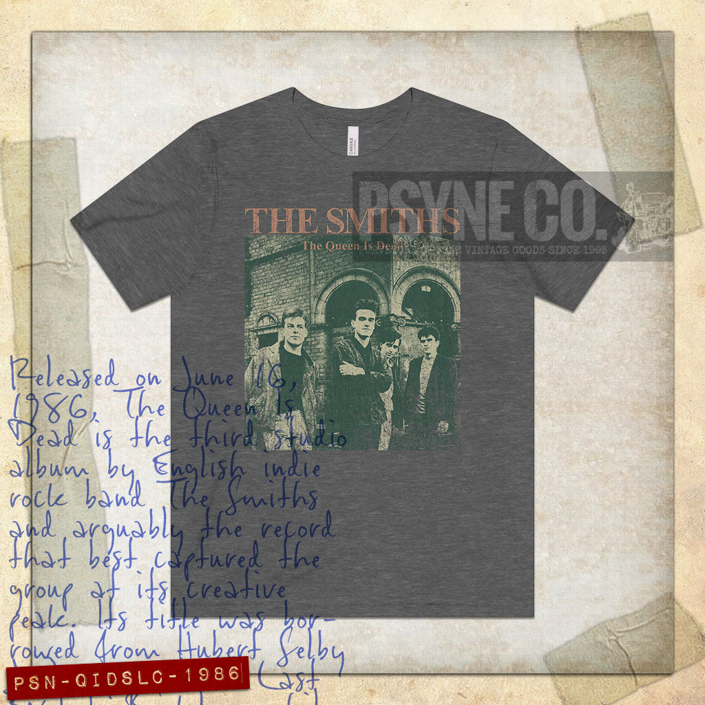The Queen Is Dead SLC 1986 Vintage Men's T-Shirt