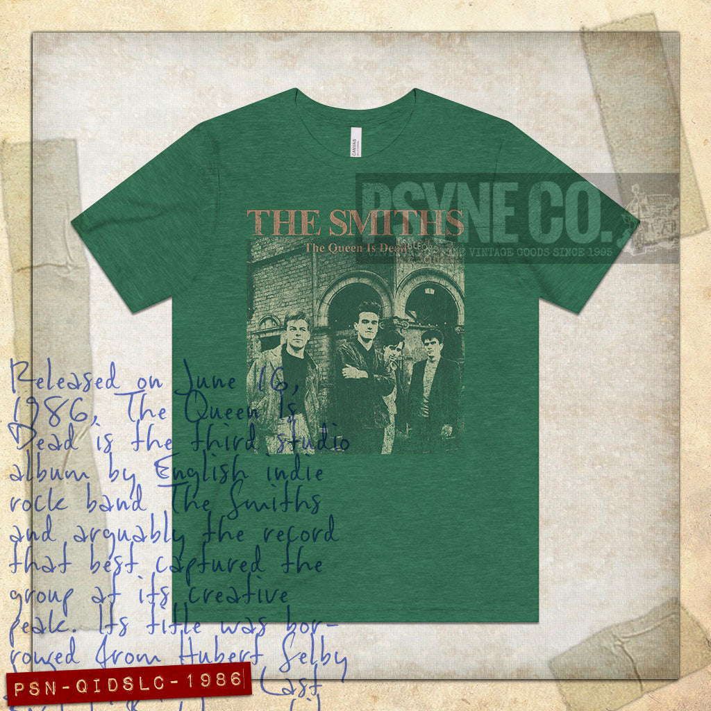 The Queen Is Dead SLC 1986 Vintage Men's T-Shirt