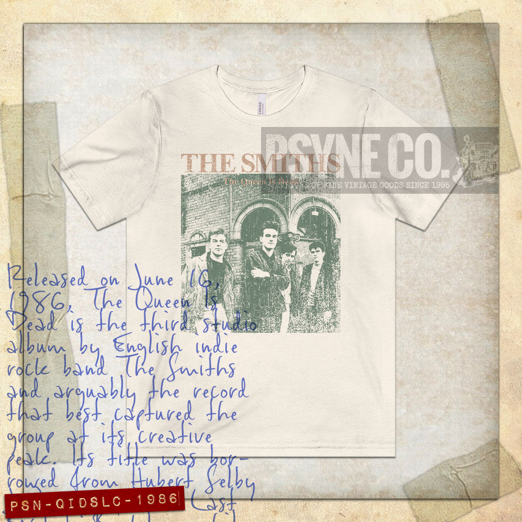 The Queen Is Dead SLC 1986 Vintage Men's T-Shirt