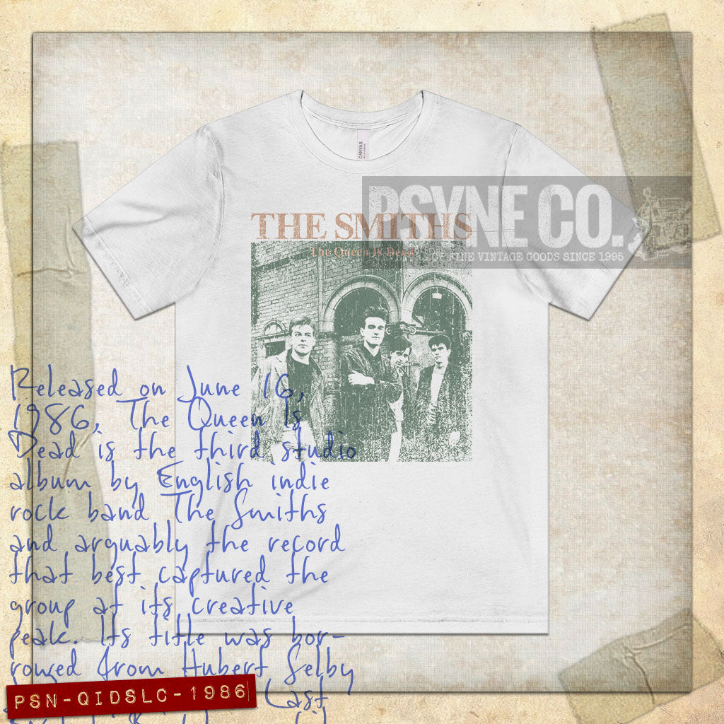The Queen Is Dead SLC 1986 Vintage Men's T-Shirt