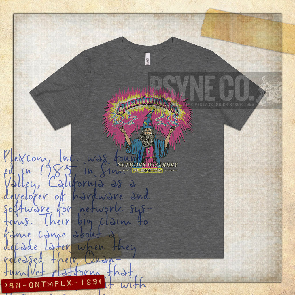 QuantumNet by Plexcom 1996 Vintage Men's T-Shirt
