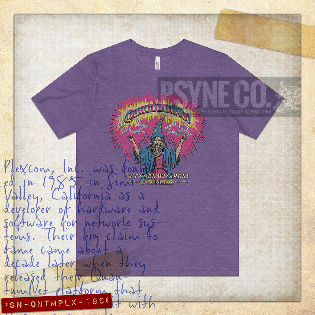 QuantumNet by Plexcom 1996 Vintage Men's T-Shirt