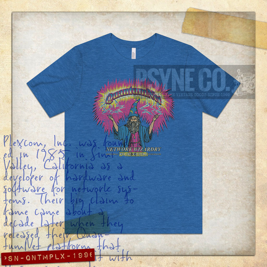 QuantumNet by Plexcom 1996 Vintage Men's T-Shirt